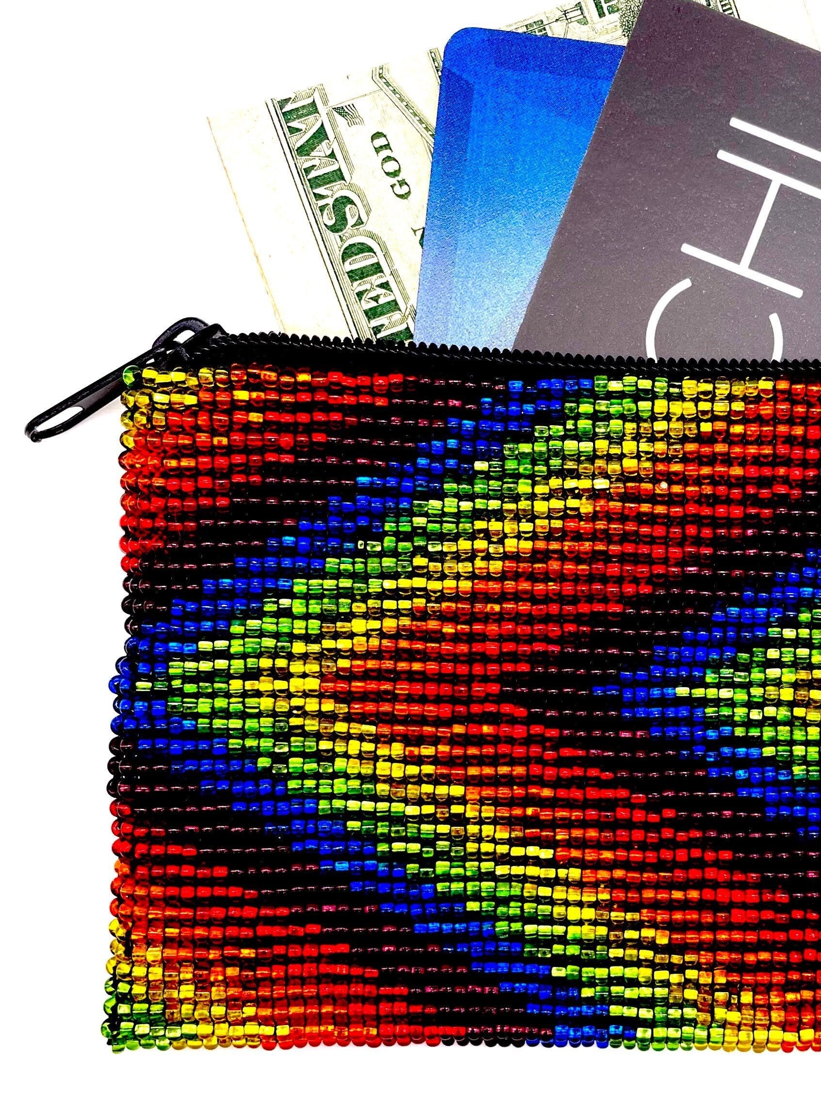 thumbnail image 2 of Simikol Rainbow Squeeze Coin Purse - Cute Small Makeup & Lipstick Organizer Pouch 2 of 12